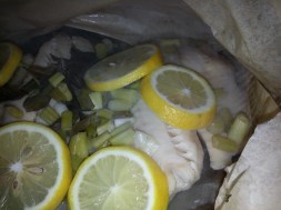 inside bag tilapia